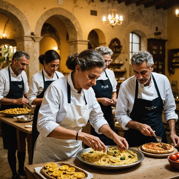 Où suivre des cours de cuisine traditionnelle italienne en Sicile?
