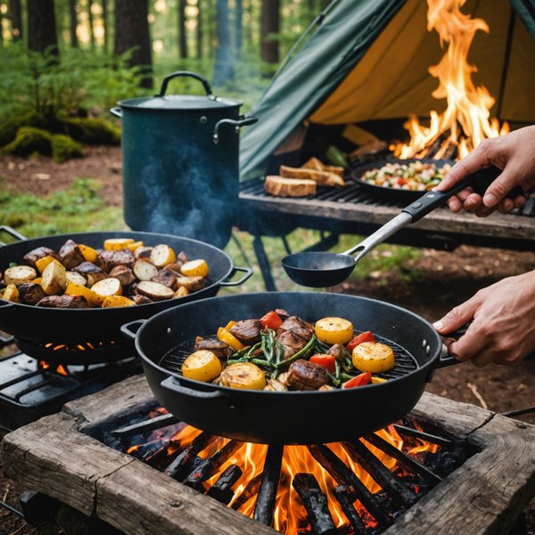Quelles sont les techniques pour cuisiner des repas sans feu en camping ?