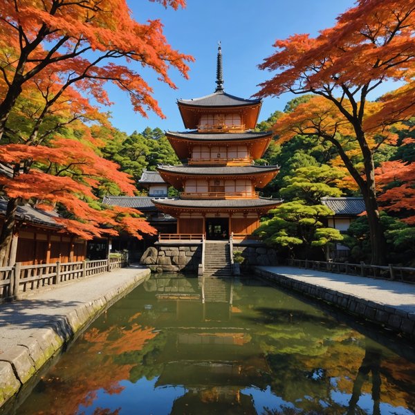 Comment planifier une visite des temples anciens de Kyoto, Japon, en automne?